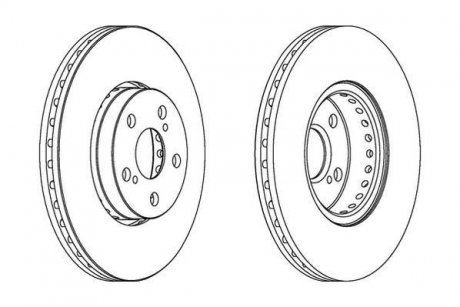 Гальмівний диск Jurid 563048JC