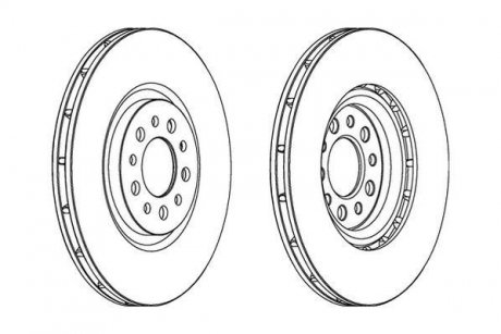 Гальмівний диск Jurid 563067JC1