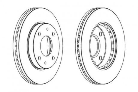 Тормозной диск Jurid 563083JC