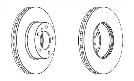 Гальмівний диск Jurid 563094JC1