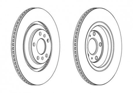 Гальмівний диск Jurid 563095JC