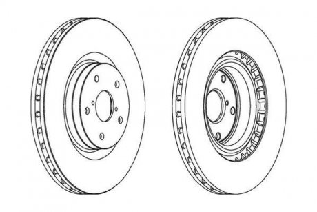 Гальмівний диск Jurid 563104JC1