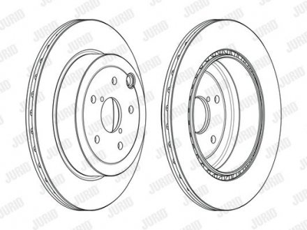 Тормозной диск Jurid 563108JC