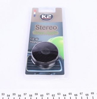 Освіжувач повітря STEREO GREEN APPLE K2 V152