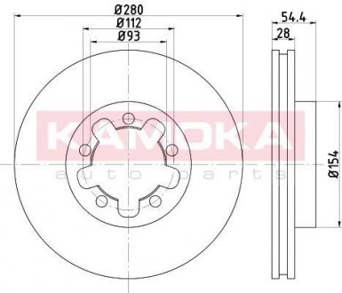 Тормозные диски KAMOKA 103272