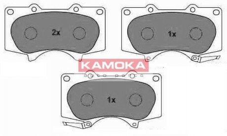 Тормозные колодки, дисковый тормоз (набор) KAMOKA JQ101111