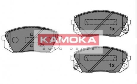 Гальмівні колодки, дискове гальмо (набір) KAMOKA JQ101149