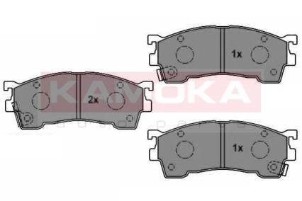 Тормозные колодки, дисковый тормоз (набор) KAMOKA JQ1011900