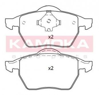 Комплект тормозных колодок, дисковый механизм KAMOKA JQ101193