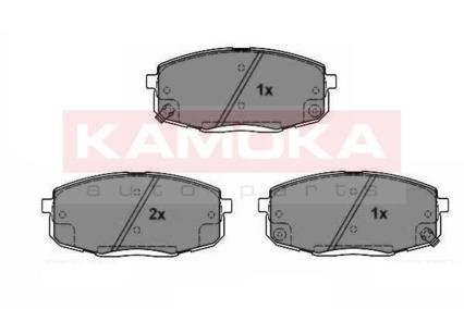 Гальмівні колодки, дискове гальмо (набір) KAMOKA JQ101202