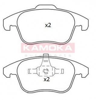 Комплект тормозных колодок, дисковый механизм KAMOKA JQ101219