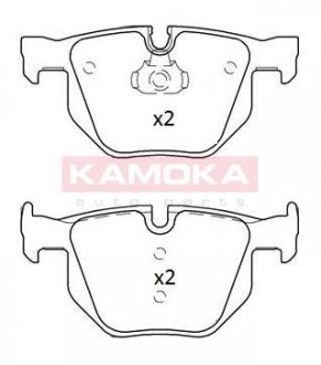 Комплект тормозных колодок, дисковый тормоз KAMOKA JQ101223