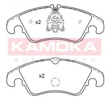 Комплект тормозных колодок, дисковый тормоз KAMOKA JQ101229