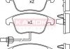 Комплект тормозных колодок, дисковый механизм KAMOKA JQ101231 (фото 1)