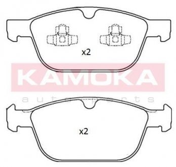 Комплект тормозных колодок, дисковый механизм KAMOKA JQ101233