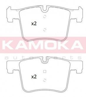 Комплект тормозных колодок, дисковый механизм KAMOKA JQ101249