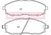 Комплект тормозных колодок, дисковый тормоз KAMOKA JQ101251 (фото 1)