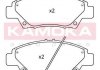 Комплект тормозных колодок, дисковый механизм KAMOKA JQ101267 (фото 1)