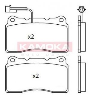 Комплект тормозных колодок, дисковый тормоз KAMOKA JQ101279