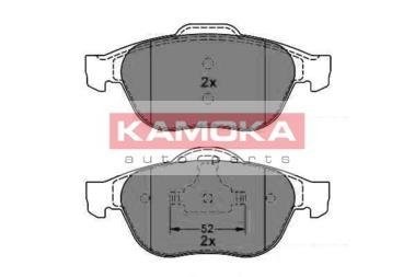 Тормозные колодки, дисковый тормоз (набор) KAMOKA JQ1012882