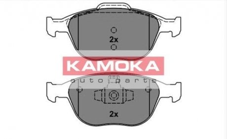 Комплект тормозных колодок, дисковый тормоз KAMOKA JQ1013136