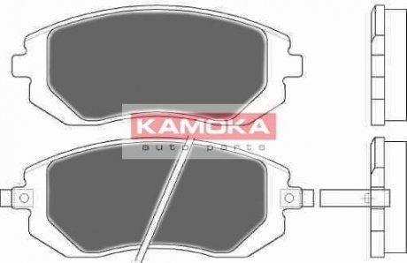 Тормозные колодки, дисковый тормоз (набор) KAMOKA JQ1013278