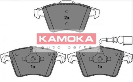 Гальмівні колодки, дискове гальмо (набір) KAMOKA JQ1013286