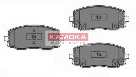 Тормозные колодки, дисковый тормоз (набор) KAMOKA JQ1013566