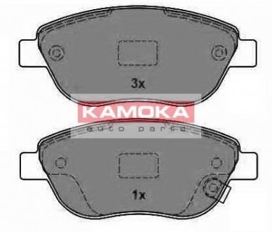 Тормозные колодки, дисковый тормоз (набор) KAMOKA JQ1013838