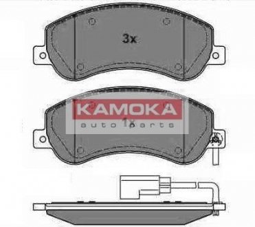 Тормозные колодки, дисковый тормоз (набор) KAMOKA JQ1013856