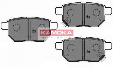 Гальмівні колодки, дискове гальмо (набір) KAMOKA JQ1018084