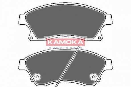 Тормозные колодки, дисковый тормоз (набор) KAMOKA JQ1018524