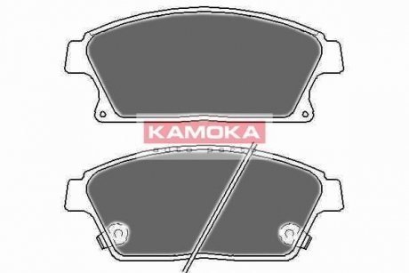 Тормозные колодки, дисковый тормоз (набор) KAMOKA JQ1018528 (фото 1)