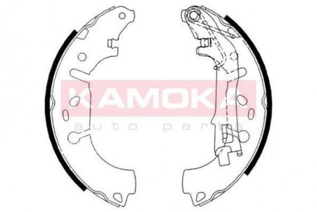 Комплект тормозных колодок KAMOKA JQ202058