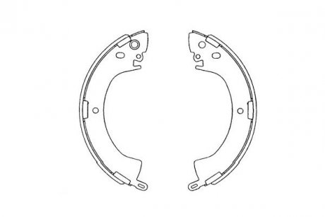 Комплект тормозных колодок KAVO KBS-6408