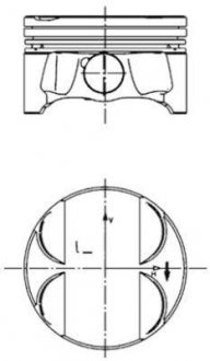 Поршень KOLBENSCHMIDT 40085620