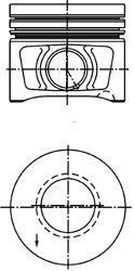 Поршень KOLBENSCHMIDT 40387600