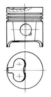 Поршень KOLBENSCHMIDT 93784730