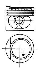 Поршень 0.50 VW Caddy/Golf/Jetta/Passat 1.6 i 73-04 (81.51 mm) KOLBENSCHMIDT 93872620 (фото 1)