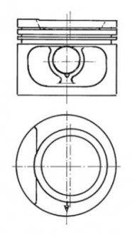 Поршень KOLBENSCHMIDT 93876620