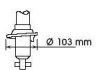 Амортизатор NISSAN Almera "R "96 "(Gas) KYB 341186 (фото 2)