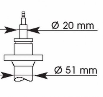 Амортизатор KAYABA KYB 374008