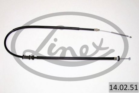 Трос ручного тормоза LINEX 140251