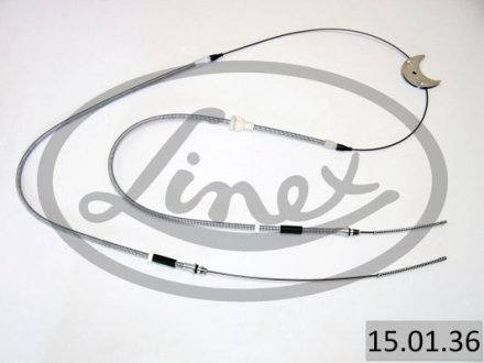 Трос ручного тормоза LINEX 150136