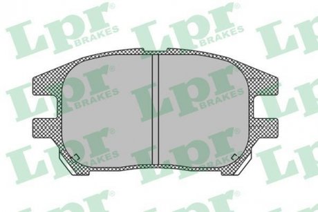 Тормозные колодки, дисковый тормоз (набор) LPR 05P1332 (фото 1)