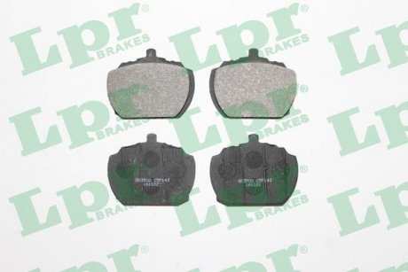 Тормозные колодки, дисковый тормоз (набор) LPR 05P143 (фото 1)