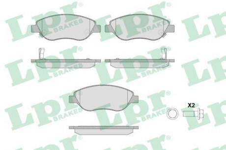 Дисковые тормозные колодки, комплект LPR 05P2001