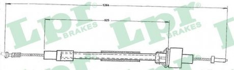 Трос сцепления LPR C0091C