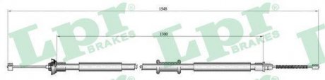Трос ручного гальма LPR C0184B