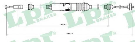 Трос сцепления LPR C0220C